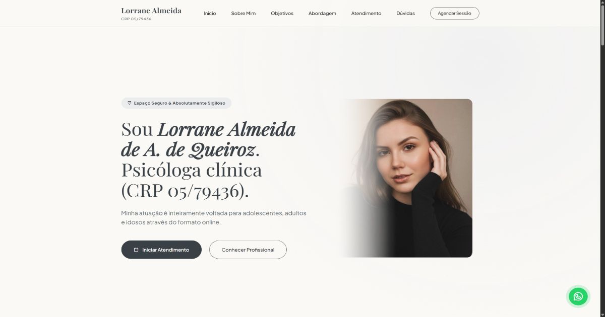 Lorrane Almeida | Psicologia Clínica