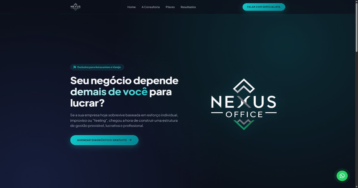 Nexus Office | Consultoria de Elite para Autocenters e Varejo